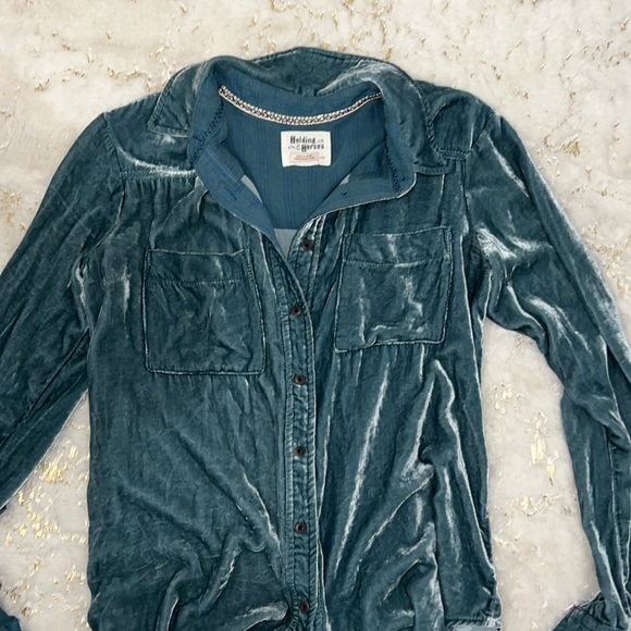 Anthropologie Tops - Velvet anthro shirt